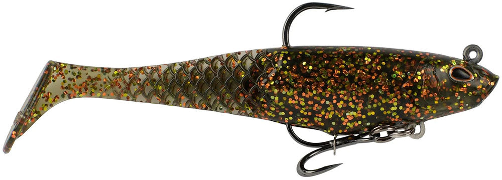 Berkley PowerBait Saltwater CullShad Pre-Rigged Soft Body Swimbait - 6 Inch