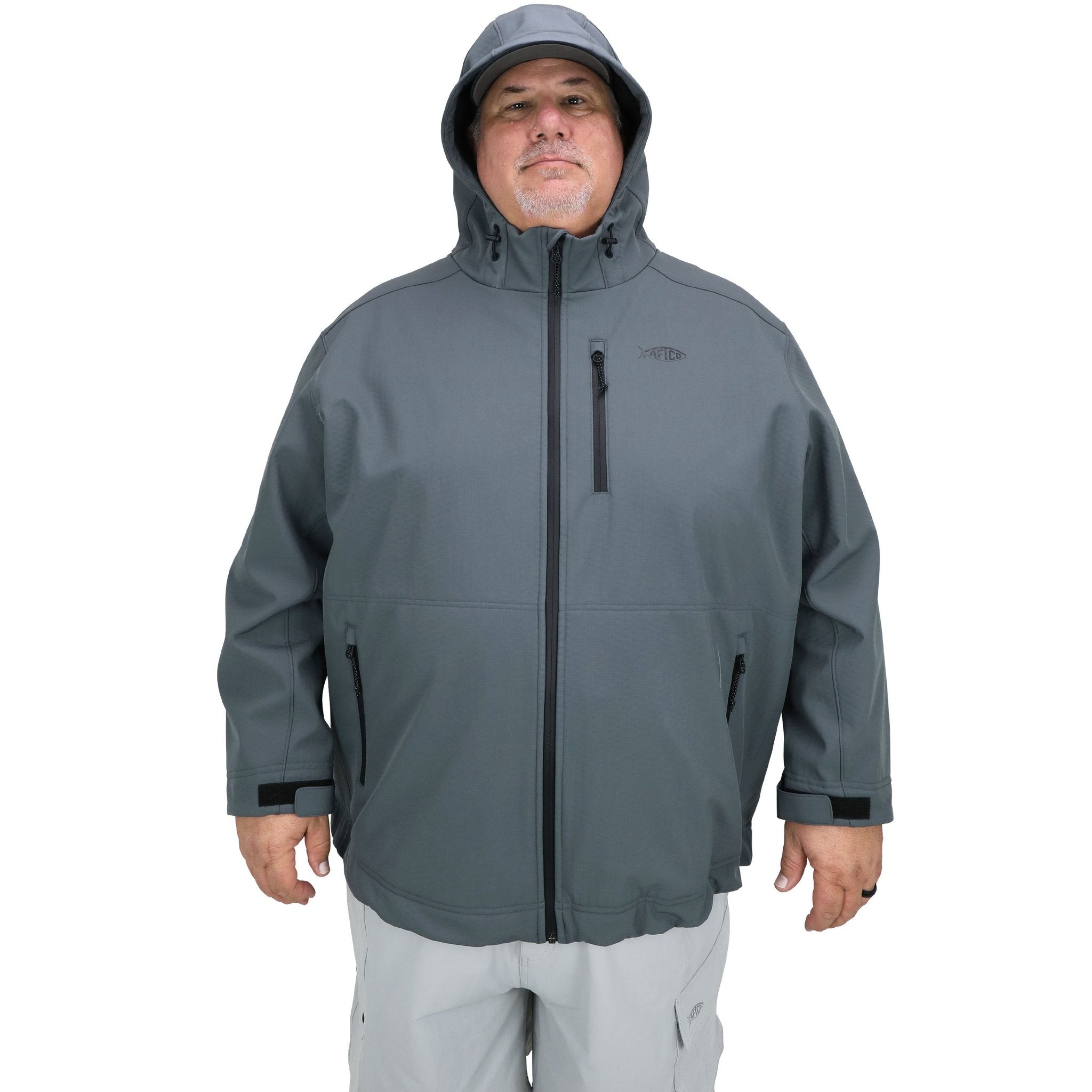 AFTCO Big Guy Reaper Zip-Up Softshell Jacket